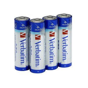 VERBATIM 49921 AA BATTERIA ALCALINA STILO 1.5 V CONF. 4 Pz.